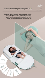 Almohada de <span class=keywords><strong>Lactancia</strong></span> Personalizable para Cuna de Bebé, Plegable, Anti-regurgitación, con Inclinación, Anti-sobrellenado, para Niños de 0 a 4 Años - Product Image 5