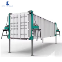 Système de levage de conteneur d'expédition 32 tonnes 4 poste 24V 20ft 40ft ascenseur hydraulique de conteneur