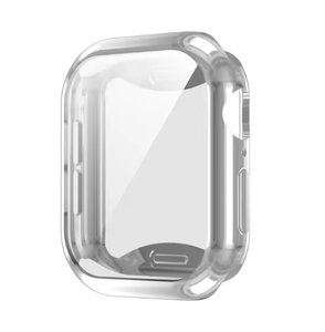 Coque de protection antichoc transparente en TPU souple électroplaqué pour iWatch Series 12 42/46mm, avec découpes rondes fines - Product Image 2