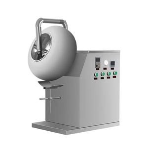 Machine automatique de fabrication de snacks aux cacahuètes par enrobage à chaud, machine à enrober les cacahuètes au chocolat et au caramel - Product Image 1