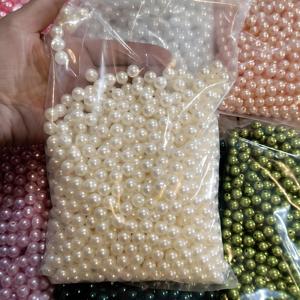 Factory Latest Round Multisize Colorful ABS Pearl <strong>Beads</strong> Loose for Luggage Decoration ABS <strong>Plastics</strong> Material - Product Image 3