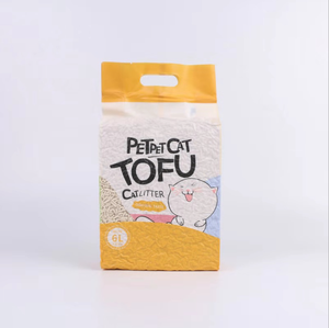 Litière pour chat en tofu à agglomération rapide, non granulaire, forte désodorisation, bactériostatique, jetable aux toilettes, personnalisable - Product Image 2