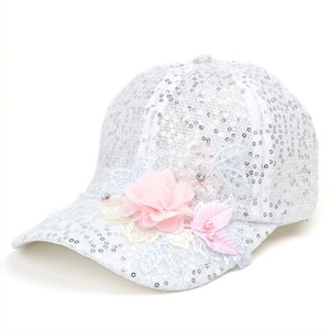 Casquette de baseball en maille pour femme avec broderie de fleurs en dentelle et sequins, respirante, protection solaire, chapeau de plage 2024 - Product Image 5