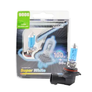 Super White 9006 Light Auto Bulb Halogen 9006 12V 55W Car Light