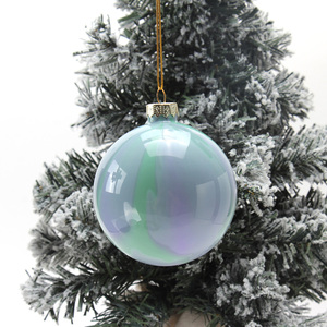 Decorazioni Natalizie in Vetro Lucido Fatte a Mano da 8 cm, Vendita Calda di Fabbrica, 3 Colori, per Feste e Festival - Product Image 5