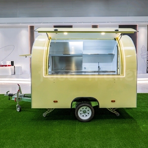 Remolques de Comida Móviles con Diseño Redondo y Atractivo, Camión Restaurante con Interior de Acero Inoxidable y Equipamiento Completo - Product Image 2