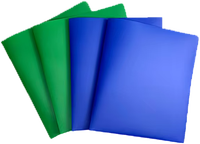 Classeur de présentation transparent en plastique pour étudiants et fournitures de bureau, avec onglets, pour photos, pagination, livrets d'informations et documents de projet