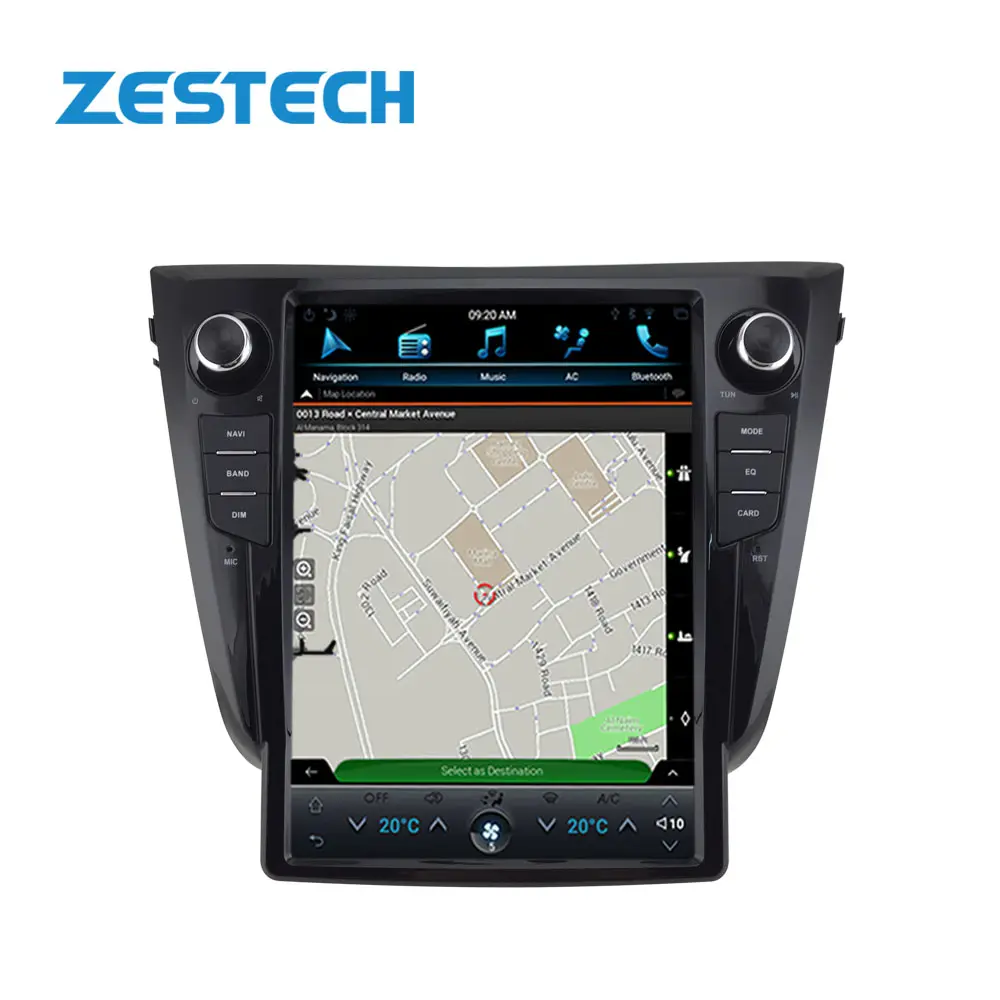 Autoradio pour Nissan Qashqai, lecteur multimédia, stéréo, écran vertical, 12.1 '', DVD, Navigation GPS, radio, pour voiture