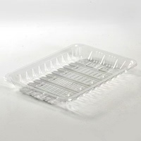 Barquettes jetables en plastique pour la réfrigération et la présentation de viandes, légumes, poivrons, bœuf, poulet