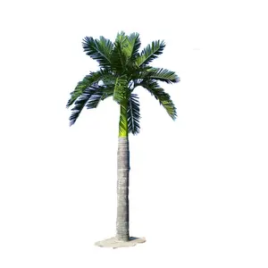 Simulated King Coconut Tree Artificial Palm Tree with U-V protection for Landscape Outdoor Decoration