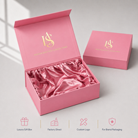 Boîte en carton avec logo imprimé personnalisé, emballage de luxe, emballage pliable recyclable avec aimant, boîte cadeau, boîte magnétique en papier