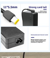 Adaptateur de chargeur pour ordinateur portable Lenovo 90W 20V4.5A, remplacement pour ThinkPad série T, avec protection contre les surintensités/surtensions