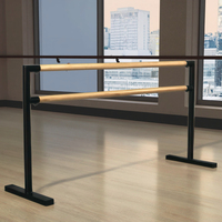 Barre de presse de jambe mobile de conception moderne professionnelle barre de danse pour enfants à usage domestique pour salle de danse en salle de classe en métal Durable