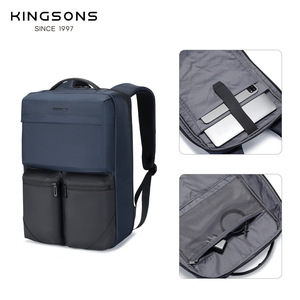 Kingsons Men's Business <b>Backpack</b> 20-35L Water Resistant Laptop <b>Compartment</b> Shoulder Straps For Leisure Travel - Product Image 3