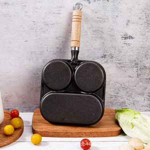 Cast Iron Multi Purpose <b>Pan</b> Rectangle Nonstick Fry <b>Pan</b> For Eggs Steaks Sausages Breakfast Cooking - Product Image 4