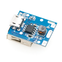 Cargador USB Boost DIY de 5V con módulo de alimentación de pantalla LED y placa de carga de batería LiPo de litio 134N3P IC de programa