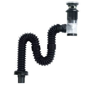 40mm sâu V odorproof nhà bếp chất thải ống Kit với ống cống Kính thiên văn trái và phải mở rộng với ống cống ống ống - Product Image 3