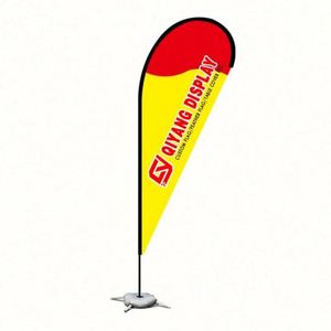 ธงตกแต่งแบบใบมีดสำหรับโปรโมชั่น รูปทรงหยดน้ำ สำหรับชายหาด - Product Image 6