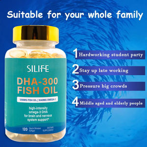 Supplément de gel doux d'huile de poisson de qualité supérieure d'acides gras oméga-3 sans OGM OEM comprenant EPA, DHA DPA pour femmes et hommes huile de poisson - Product Image 4