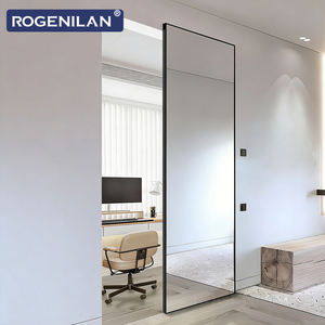 ROGENILAN Puerta Corredera Oculta de Aluminio con Acristalamiento y Espejo, de Alta Eficiencia Energética para Interiores - Product Image 5