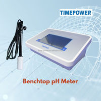 Meilleur prix - pH-mètre de laboratoire TP310 - Testeur de valeur de pH de précision - pH-mètre de table - pH ORP mV-mètre avec support d'électrode