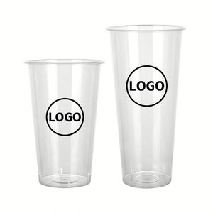 Vaso de Plástico PP Esmerilado con Tapa y Logotipo Personalizado, Impresión Digital, 90mm, 8oz-32oz, para Té de Burbujas, Jugo, Café - Product Image 3