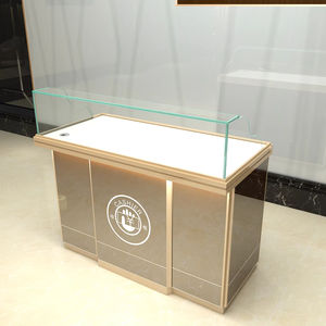 <span class=keywords><strong>Caisse</strong></span> <span class=keywords><strong>enregistreuse</strong></span> en verre trempé sur mesure avec serrure arrière pour centre commercial, magasin - Product Image 4