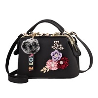SH0491 NOUVEAU YCH Sac à main tendance pour femme en cuir PU vintage de haute qualité, motif floral de créateur, fermeture ouverte, polyester, petit prix