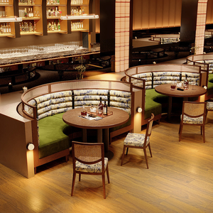 Muebles Comerciales al por Mayor, Juegos de Mesa y Sillas de Ratán y Madera <span class=keywords><strong>para</strong></span> <span class=keywords><strong>Restaurante</strong></span>, Personalizados <span class=keywords><strong>para</strong></span> Cafetería, Hotel, Sillas y Mesas <span class=keywords><strong>para</strong></span> Comedor - Product Image 2