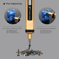 XIXI Juego de Destornilladores Eléctricos de Precisión Multifuncional 35 en 1, Motor sin Escobillas, Batería de Litio Recargable de 3.7V 0.3N.m