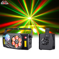 Lumières portatives d'étape de projecteur laser de club de disco de RGBW avec la source du modèle d'effet LED