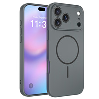 Coque de téléphone en silicone Apple, confortable au toucher, nombreuses couleurs, nombreux modèles, avec fonction magnétique