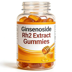 อาหารเสริมสมุนไพรฉลากส่วนตัว รับผลิตแบบ OEM ODM จัดหาสินค้าจำนวนมาก กัมมี่จินเซนโนไซด์ Rh2 - Product Image 1