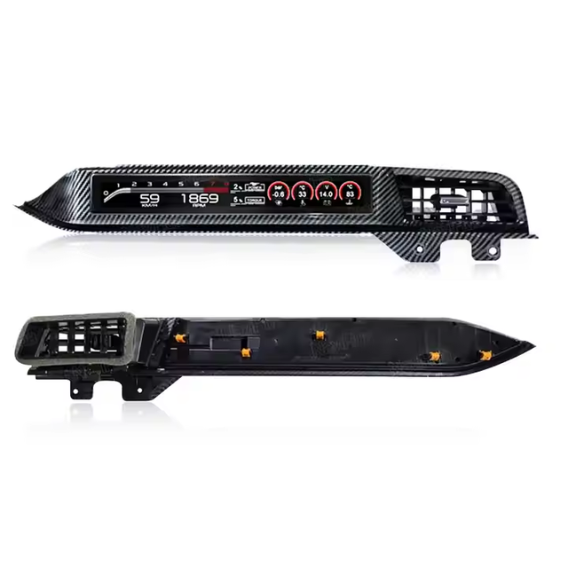 Navihua Display Screen LCD Instrument LCD Co-pilot Speedometer Racing Instrument for Ford Mustang 2015-2022