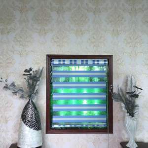 Tianhe polyester cheap fabric zebra <strong>blinds</strong> <strong>combi</strong> dual <strong>blinds</strong> office sunscreen roller <strong>blind</strong> 100% polyester creap fabric materials - Product Image 2