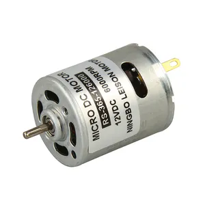 RS-365 micro motor dc 6v 12 volts com eixo 2mm para secador de cabelo