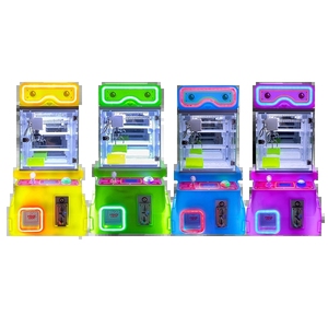 Nguồn nhà máy mini Thú nhồi bông búp bê nhỏ mini đồ chơi sang trọng vuốt Máy bán hàng tự động Giải thưởng đồng tiền hoạt động máy trò chơi Arcade - Product Image 1