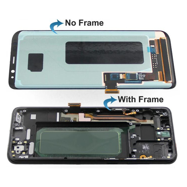 For S8 Plus G955 OEM LCD Display Touch Screen Replacement Assembly with Frame Screen Repair Kit 6 Months Warranty