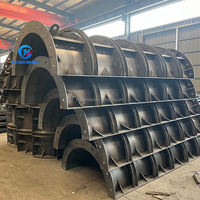 Coffrage en acier de moule de tuyau de drainage en béton circulaire ronde de construction de bâtiments réutilisables personnalisés en gros