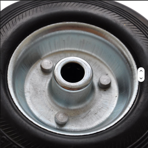 5-Zoll-Vollgummi-Lenkräder mit Stahl felge für Handwagen - Product Image 6