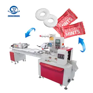 Máquina de embalaje de dulces, microordenador totalmente automático, Horizontal, disco de clasificación, pequeño algodón/suave/duro
