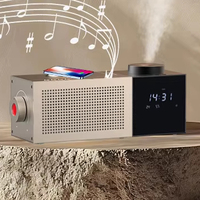 Diffuseurs d'arômes d'huiles essentielles sans eau Crearoma, haut-parleur intelligent, musique, télécommande BT, pour hôtel