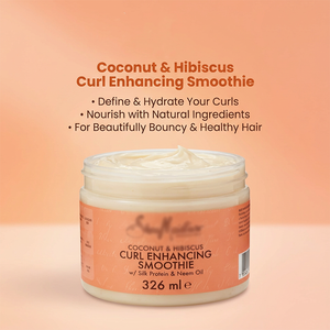 Crème coiffante nourrissante et hydratante pour cheveux bouclés à l'huile d'argan et de noix de coco biologique - Product Image 2