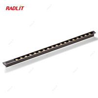 Lampu Strip LED Sensor Tangan Anti Silau Modern Aluminium OEM/ODM untuk Kabinet Dapur dan Lemari Pakaian, Lampu Tersembunyi Plastik DC12V