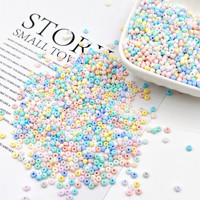 Perles de verre macaron givrées de haute qualité de 3 mm, accessoires de bijouterie DIY en vrac pour bracelets et colliers.
