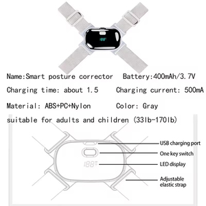 Correcteur de posture intelligent à induction avec rappel par vibration, affichage numérique, réglable, pour adultes et enfants - Product Image 6