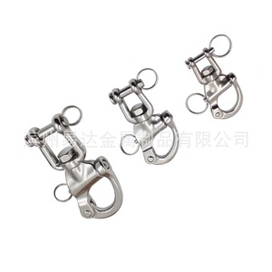 ตะขอเกี่ยวสปริงแบบ T316 ขนาด 6.35 มม. ทำจากสแตนเลสขัดเงา อุปกรณ์เรือเดินทะเลแบบหมุนได้ - Product Image 3