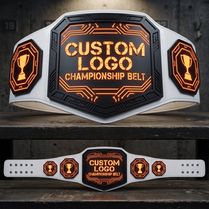 World Heavyweight <b>Wrestling</b> Championship <b>Belt</b> Grappling Taekwondo & Karate - Product Image 3