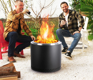 Pozo de fuego interior y exterior respetuoso con el medio ambiente Premium de nuevo diseño con parrilla de barbacoa Pellets de madera Chimenea <span class=keywords><strong>Leña</strong></span> - Product Image 3
