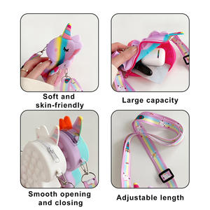 Monedero Infantil Portátil de Silicona 3D con Diseño de Unicornio, Impermeable, Novedad al por Mayor, Marca KL - Product Image 3